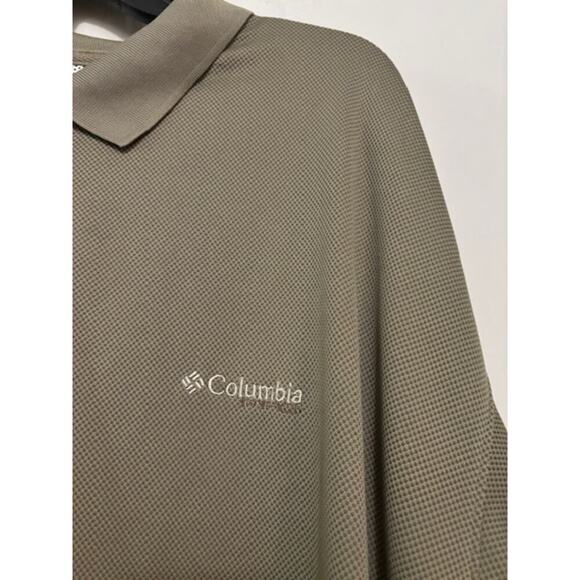 Columbia Men's Low Drag Offshore Polo XXL Omni-Shade 2TG Fishing Cypress - Picture 7 of 7